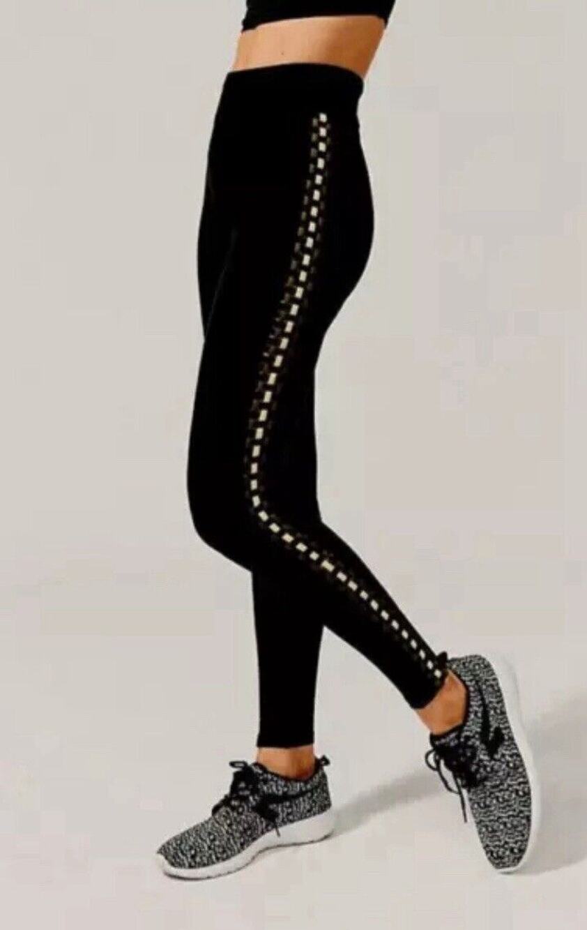 FREE PEOPLE Dreamweaver Movement Leggings Black XS